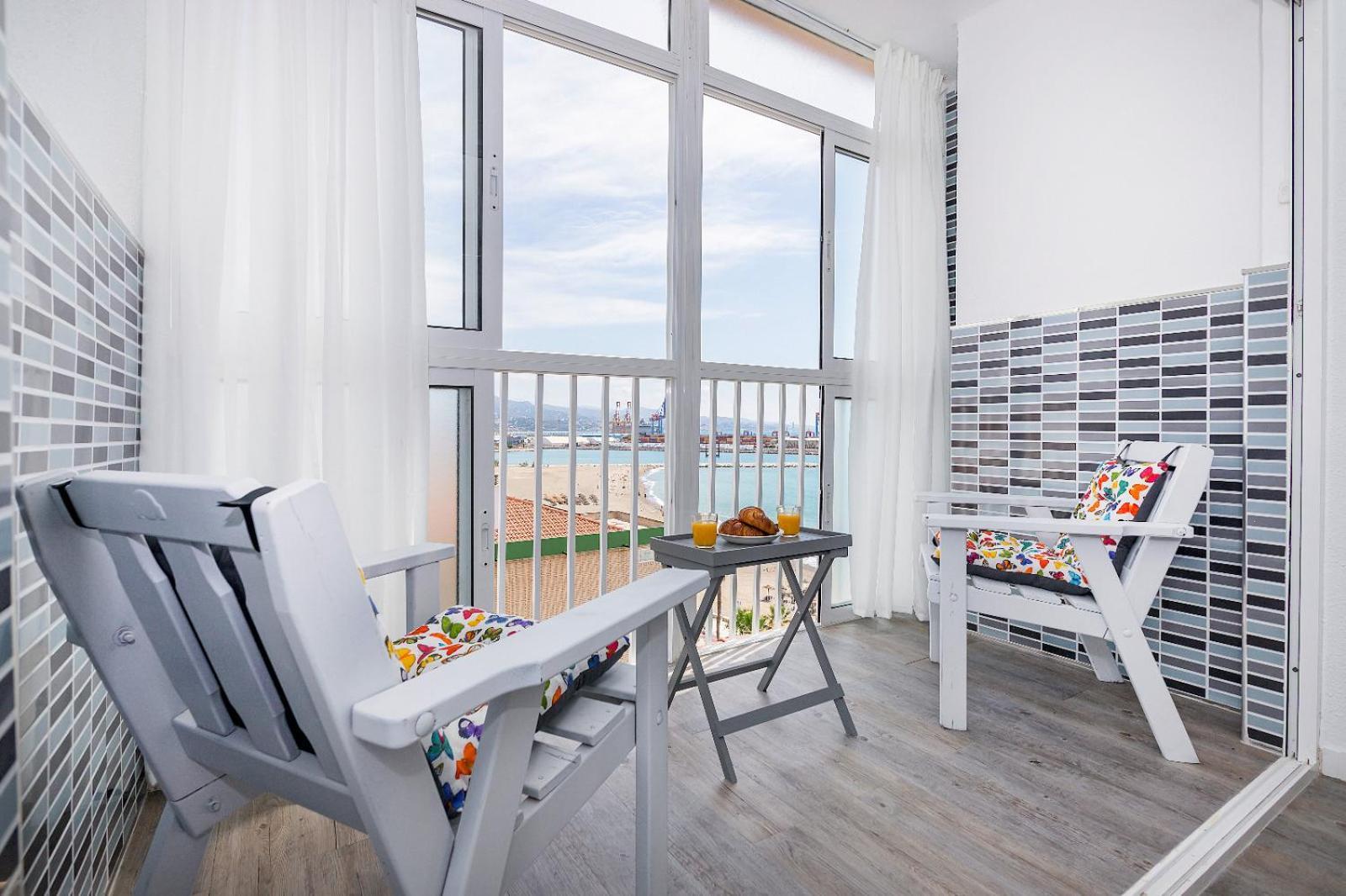 Impresionante Vista Al Mar - Elegante Apartamento مالقة المظهر الخارجي الصورة